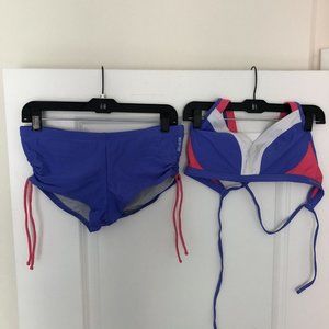 Reebok Sporty Two-Piece Bathing Suite, Sz L